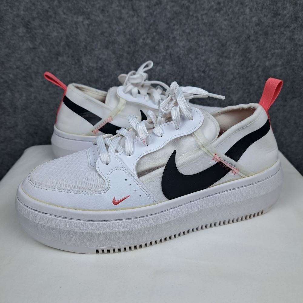 Nike Court Vision Alta TXT white sea coral Low-top Women's CW6536-103 Size 8 - Picture 2 of 12